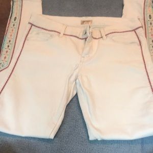 Mother “the Looker” ankle zip jeans